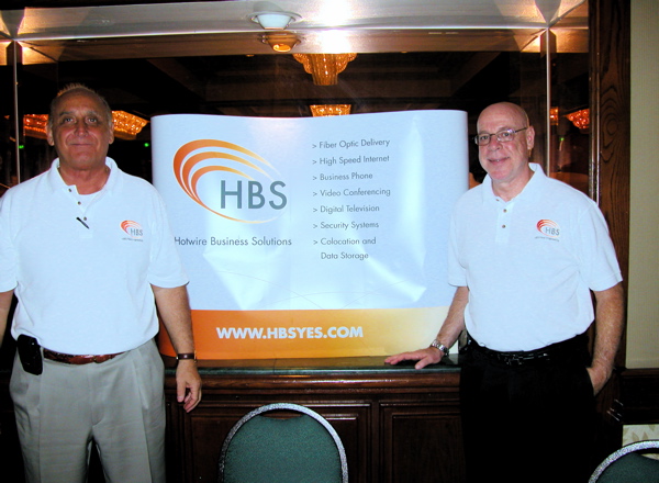 Michael Palma, left, with Louis Blum, Both of HBS in Hollywood. 