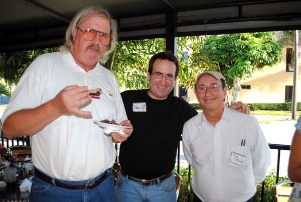 Chris Reich of the Delray Camera Shop, Paul Finkelstein of Paul Steven Photography and Rich Pollack of Pollcck Communications. 