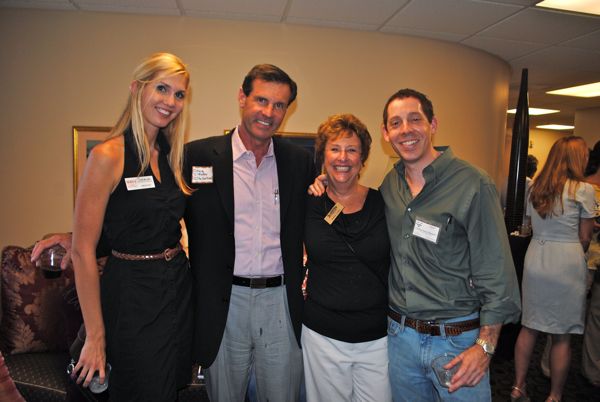 Claire Moloney of Best Restorations, Steve O'Malley, Debby Cotter of Arrow Exterminators and Craig Ehrlich of Cross Gen Consulting. 