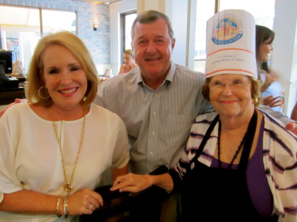 Linda and Mike Callaway with Marge Dockerty.