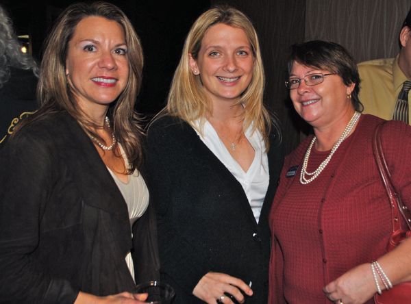 Tanya Hlinka of Atlantic Avenue Chiropractic, left, with Terra Spero of Real Time Marketing and Nancy Richards. 