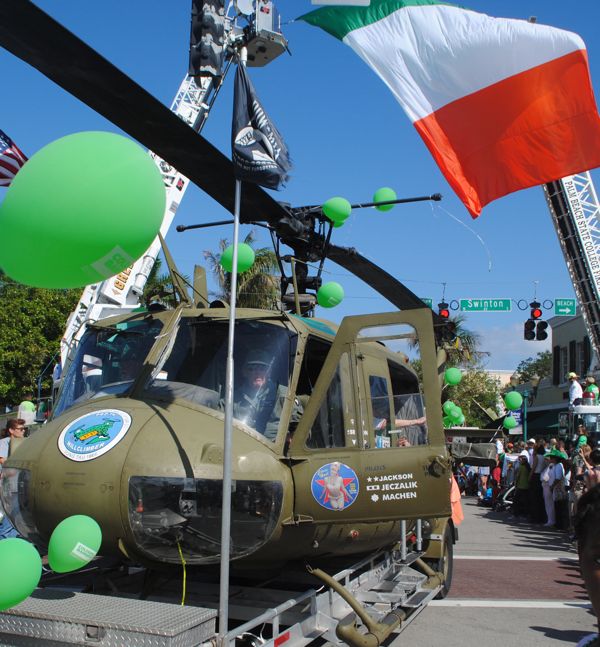 A Vietnam era Huey helicopter