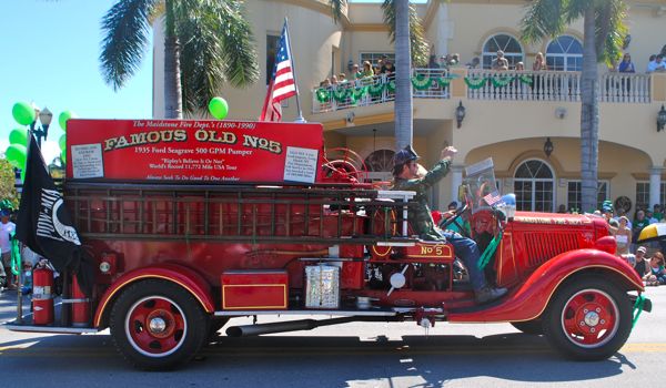 The Maidstone (East Hampton, N.Y.) Fire Department put this truck in service in 1935. In 1992, it helped carry relief supplies to Homestead in the aftermath of Hurricane Andrew.