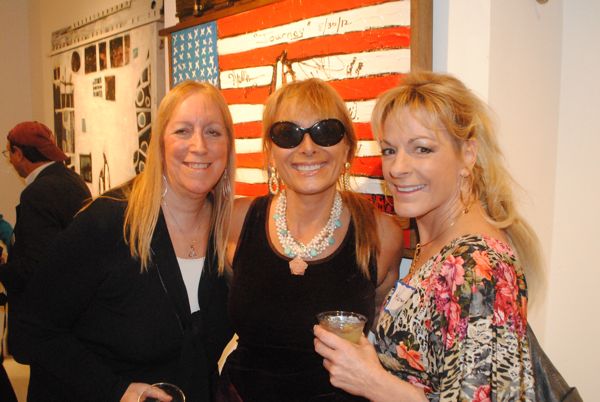 Carolyn Klemow, left with Sandra Dezelan of Dezzy's Second Chance Animal Rescue, and Karen Bush.